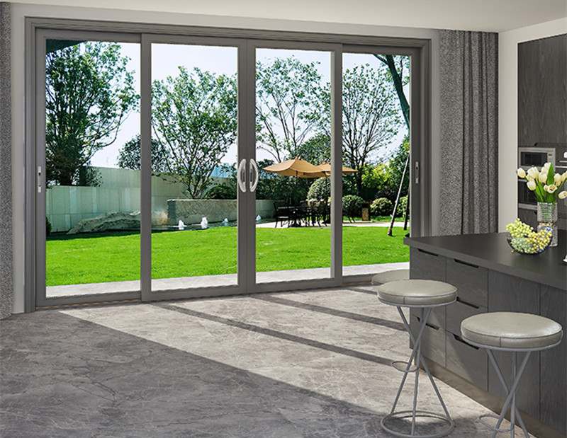 Aluminum Middle-narrow sliding door