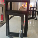 casement windows with built-in hinge