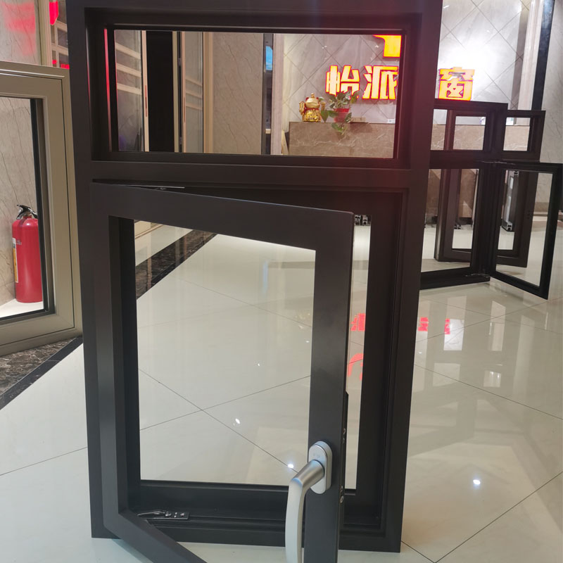 casement windows with built-in hinge