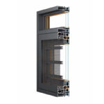 casement windows with built-in hinge