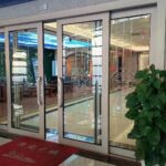 Heavy duty aluminium alloy sliding door