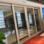 Heavy duty aluminium alloy sliding door